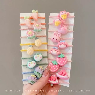 Dây Cột Tóc Phong Cách Hàn Quốc Cho Bé Gái