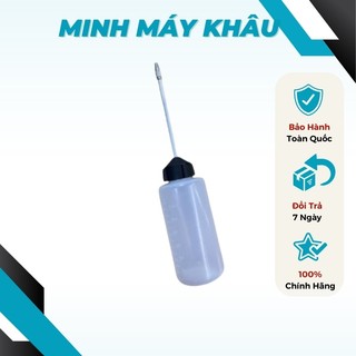 Vịt dầu vòi nhôm 120ml chất lượng cao dễ sử dụng, có khoá đầu bằng kim loại phụ tùng máy khâu