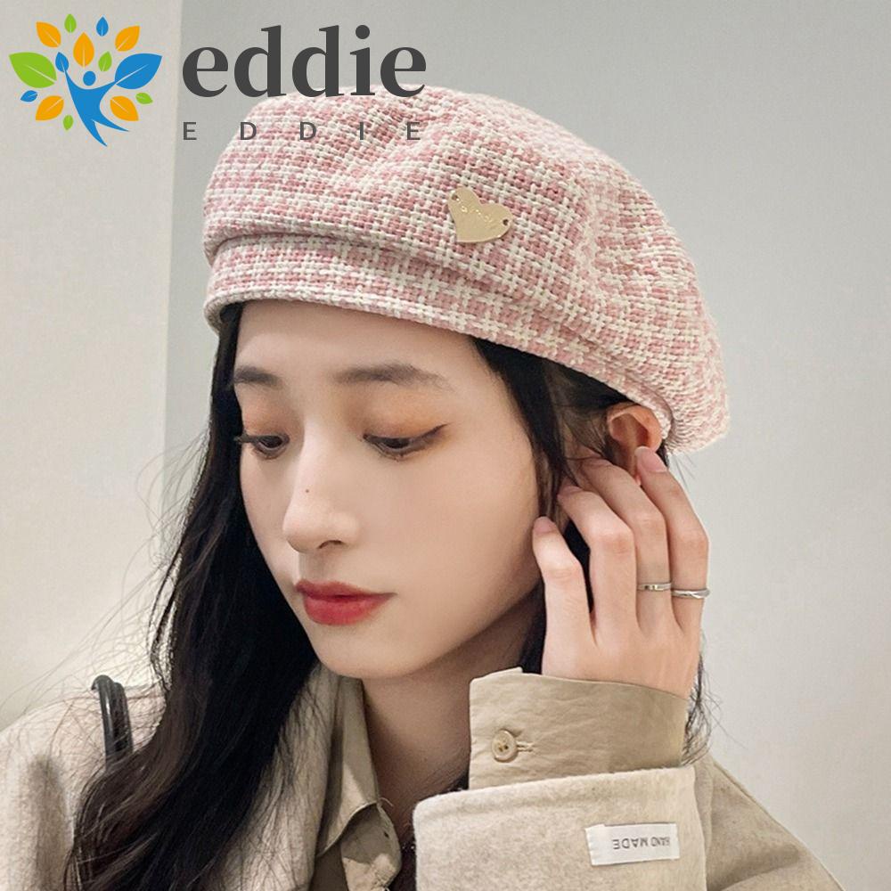 Mũ Beret 26Eddie Chất Liệu Cotton Thời Trang Thu Đông Cho Nữ