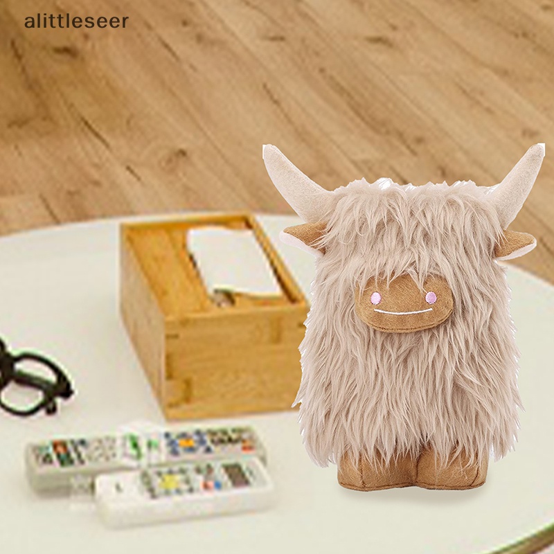 Tượng Chú Bò Kem Scottish Tomte Dùng Trang Trí Sinh Nhật