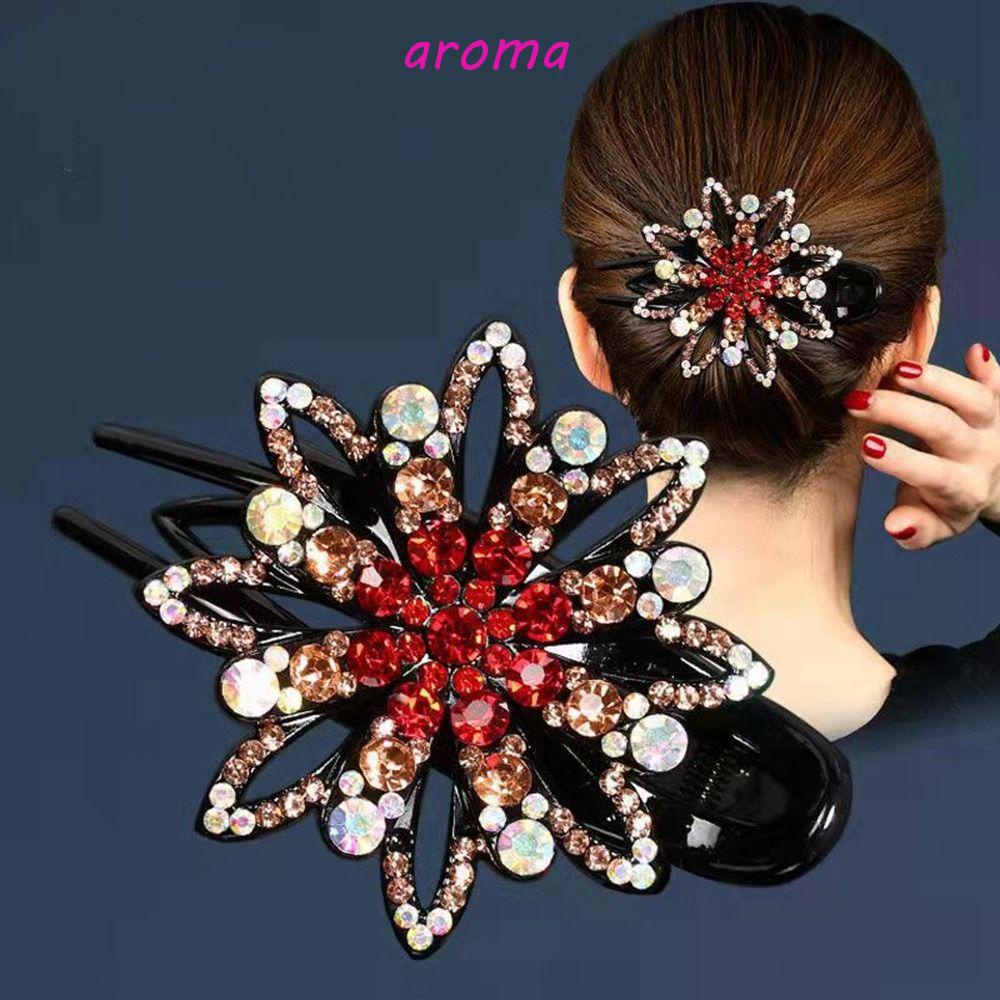 Kẹp Tóc Nhựa Hình Hoa Phong Cách Hàn Quốc Ngọt Ngào Cho Nữ