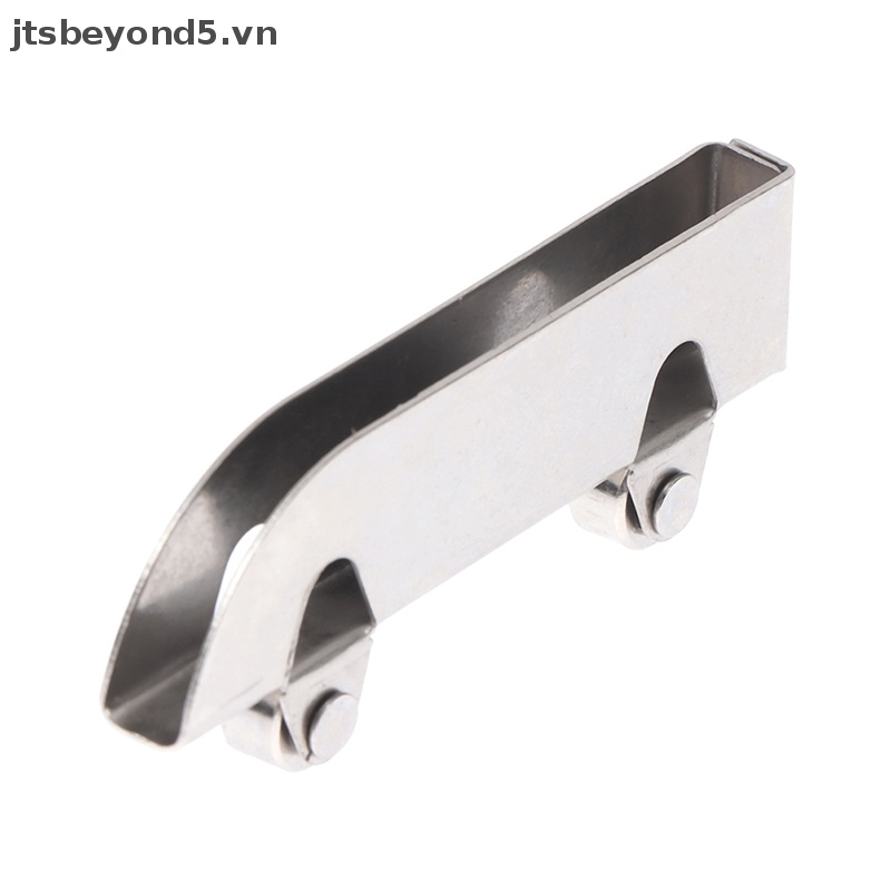 # JY #4PC sắt ròng rọc 5mm kính cửa trượt bánh xe kẹp theo dõi con lăn Runner ..