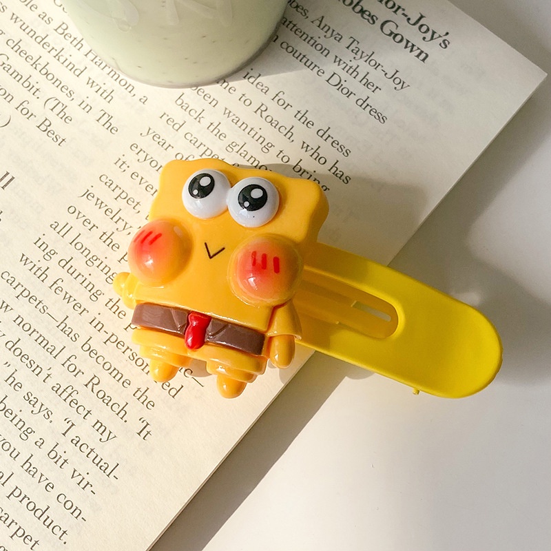 Kẹp Tóc Bên Hông Họa Tiết SpongeBob Dễ Thương 2023