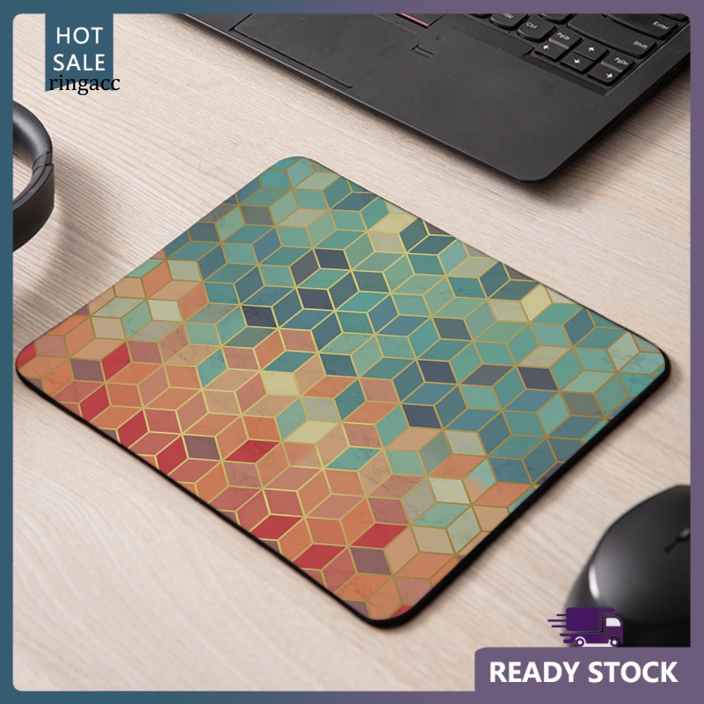 Tấm Lót Chuột RGA Siêu Mỏng Chống Trượt Bằng Polygon Nhiều Màu Sắc Tiện Dụng Cho Laptop