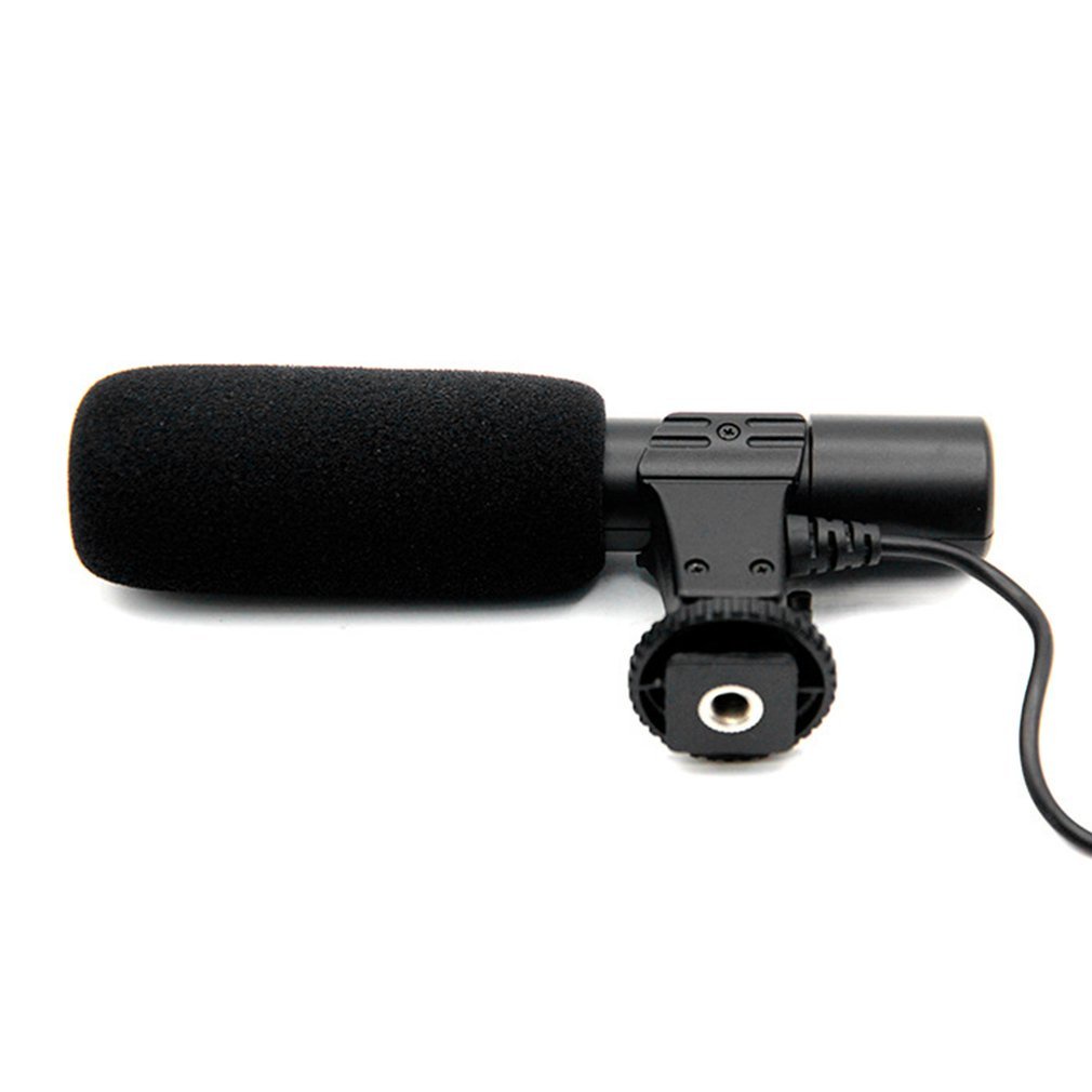 Condenser Microphone Professional 3.5Mm Video Recording Microphones Dv Camcorder Interview Mic For Dslr Camera [Q/1]