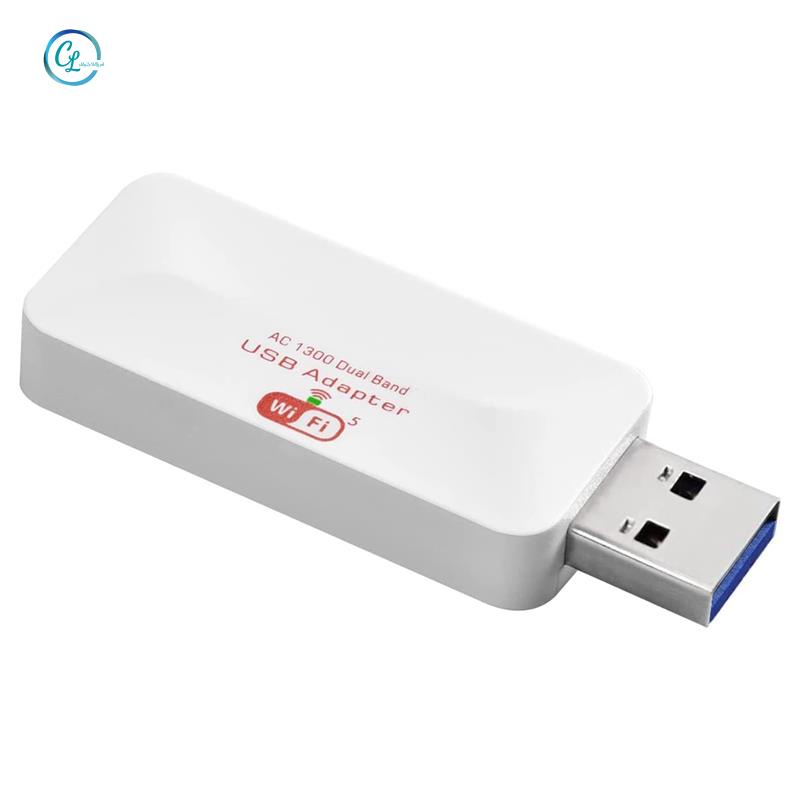 Bộ điều hợp mạng không dây băng tần kép 2.4G '5G Máy tính không có trình điều khiển Bộ thu USB WIFI cho Máy tính để bàn PC . Windows 11,2,1, 8,1,8,1, 8,6, 7, XP,Vista