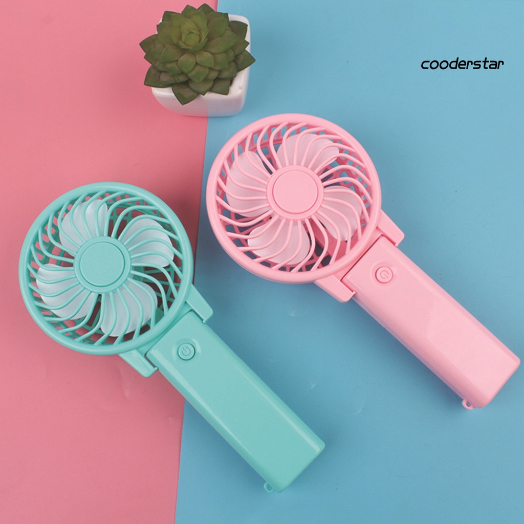 Quạt Làm Mát Cầm Tay 4 Cánh Mềm Mại Tự Nhiên Không Gây Tiếng Ồn Cỡ Nhỏ Tiện Dụng Mang Theo Du Lịch