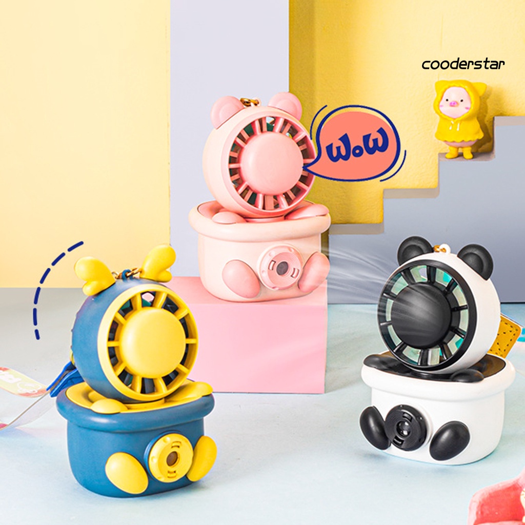 1 Bộ Quạt Cầm Tay Không Dây USB Trong Suốt Tự Nhiên Giúp Tập Trung Và An Toàn