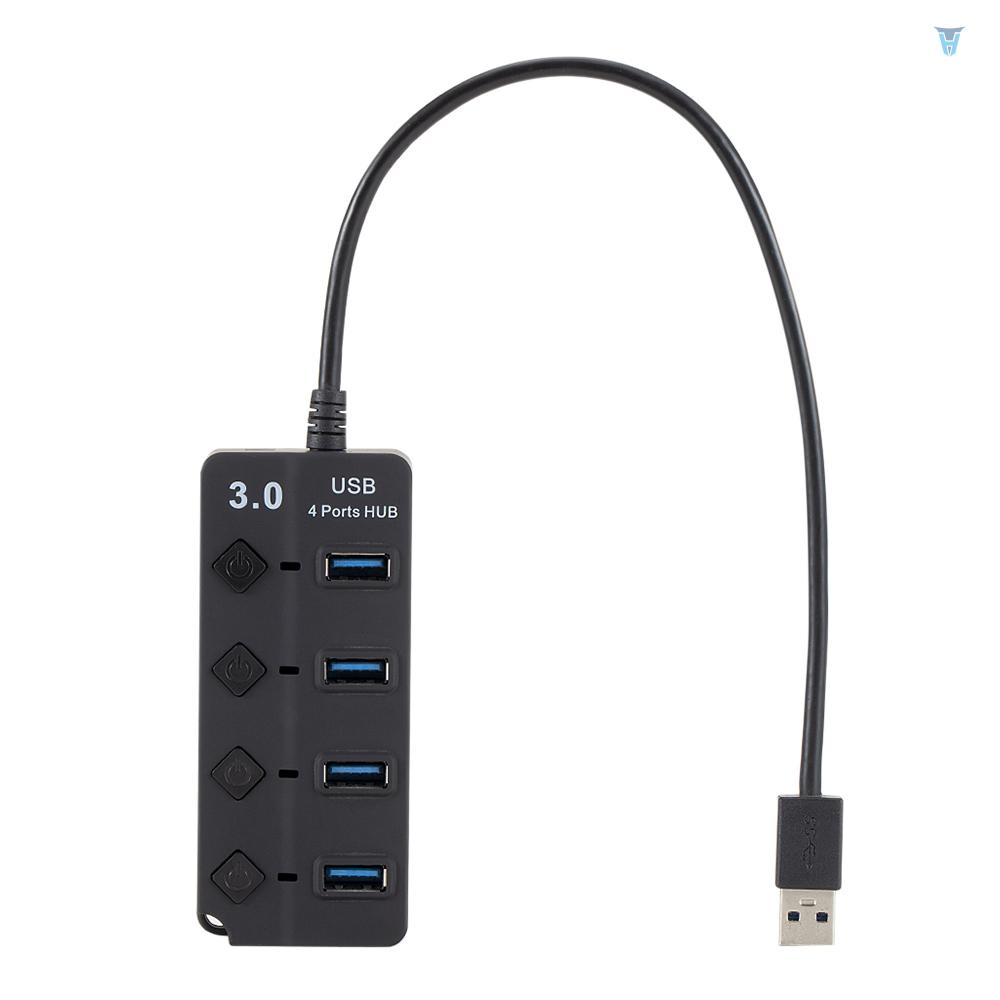 Bộ Chia 4 Cổng USB 3.0 Tốc Độ Cao 5Gbps Đa Cổng USB Cho Máy Tính