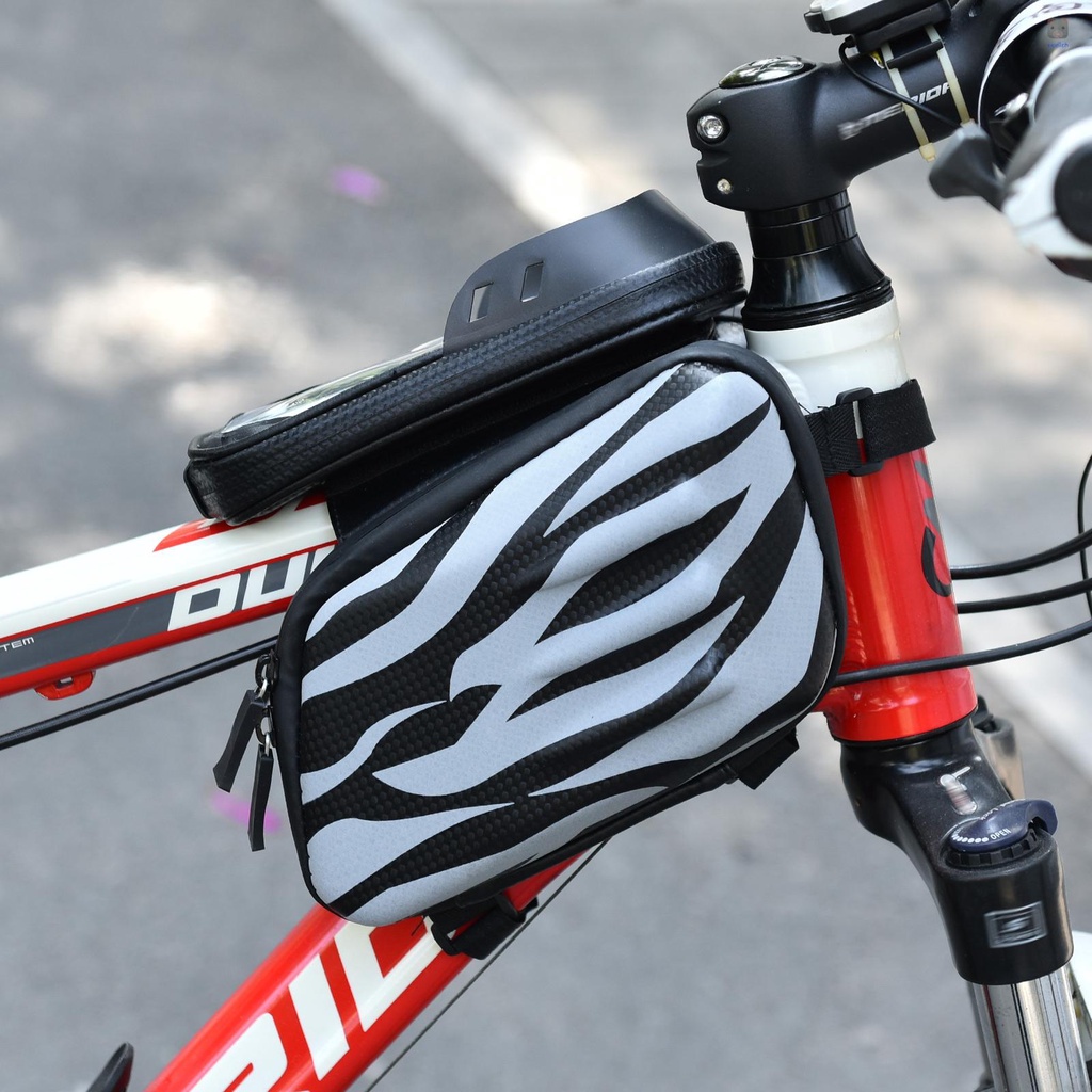 Túi Đựng Điện Thoại Gắn Khung Trước Xe Đạp Cỡ Lớn Chống Thấm Nước Tiện Dụng