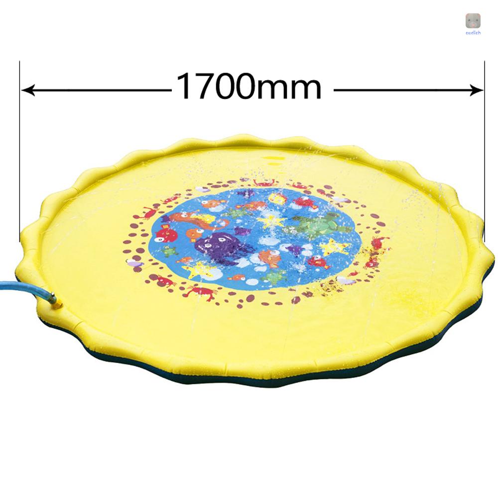 Thảm Bơm Hơi Phun Nước Bằng PVC Dành Cho Trẻ Em Chơi Ngoài Trời