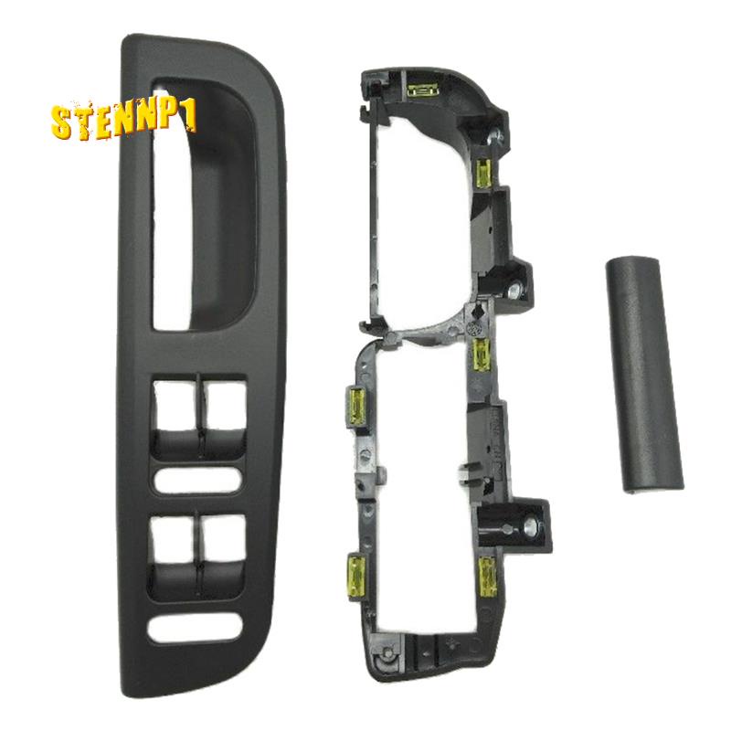 3 cái Màu đen cho Bora Golf 4 Tay nắm cửa bên trong Nâng công tắc Giá đỡ Nắp đế 1J1 8671793B1 867 171 E 3B0867175