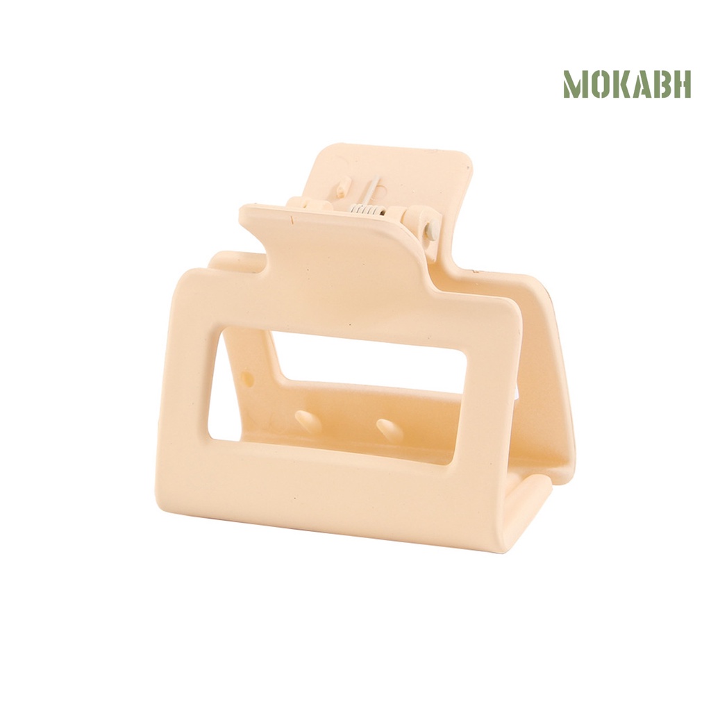 Kẹp Tóc Càng Cua Màu Trơn Chống Trượt Cố Định Tóc Rối Thời Trang Cho Nữ