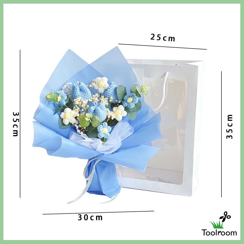 Bó Hoa Đan Móc Trang Trí Nhà Cửa / Tiệc Cưới DIY