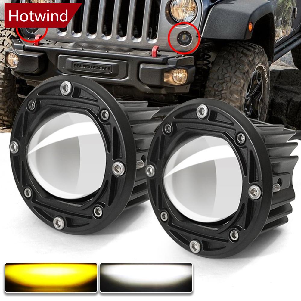 1 Đèn LED 8D Hai Màu Chống Nước K7Q7 Dùng Làm Việc Cho Xe Máy