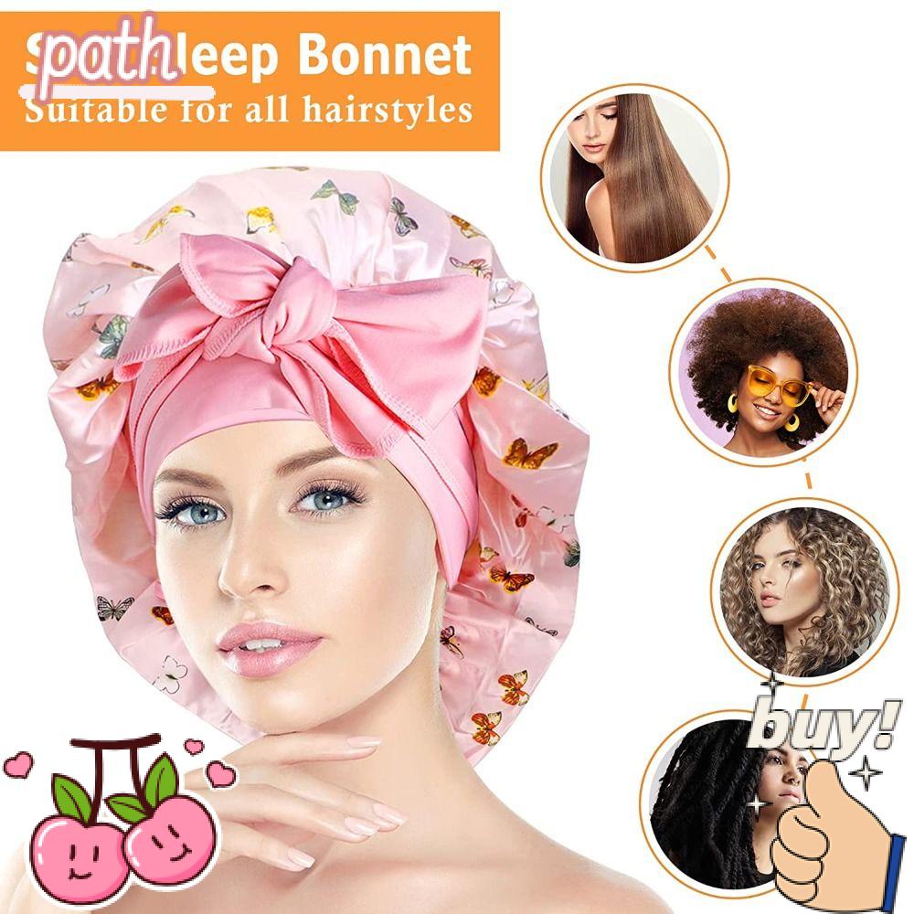 Mũ Trùm Đầu Bằng Satin Dày Co Giãn Thoáng Khí Tùy Chỉnh Hỗ Trợ Giấc Ngủ