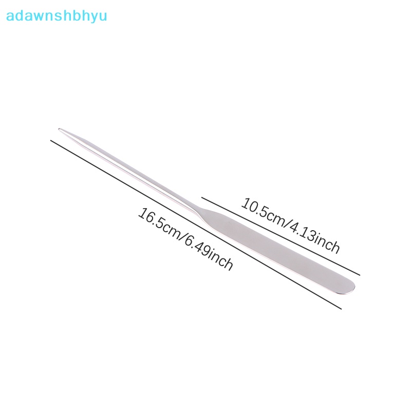 1 Dụng Cụ Trộn Phấn Trang Điểm Hai Đầu Bằng Thép Không Gỉ Kèm Túi Đựng PU