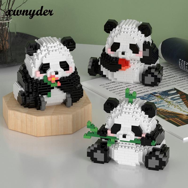 Bộ Đồ Chơi Lắp Ráp Hình Gấu Trúc 3d Dễ Thương Cho Bé 6044-6047 / A