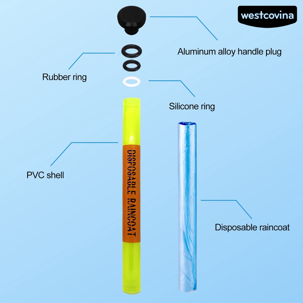[COD]☁Áo Mưa Dùng Một Lần Loại Dài Chống Thấm Nước Tiện Lợi