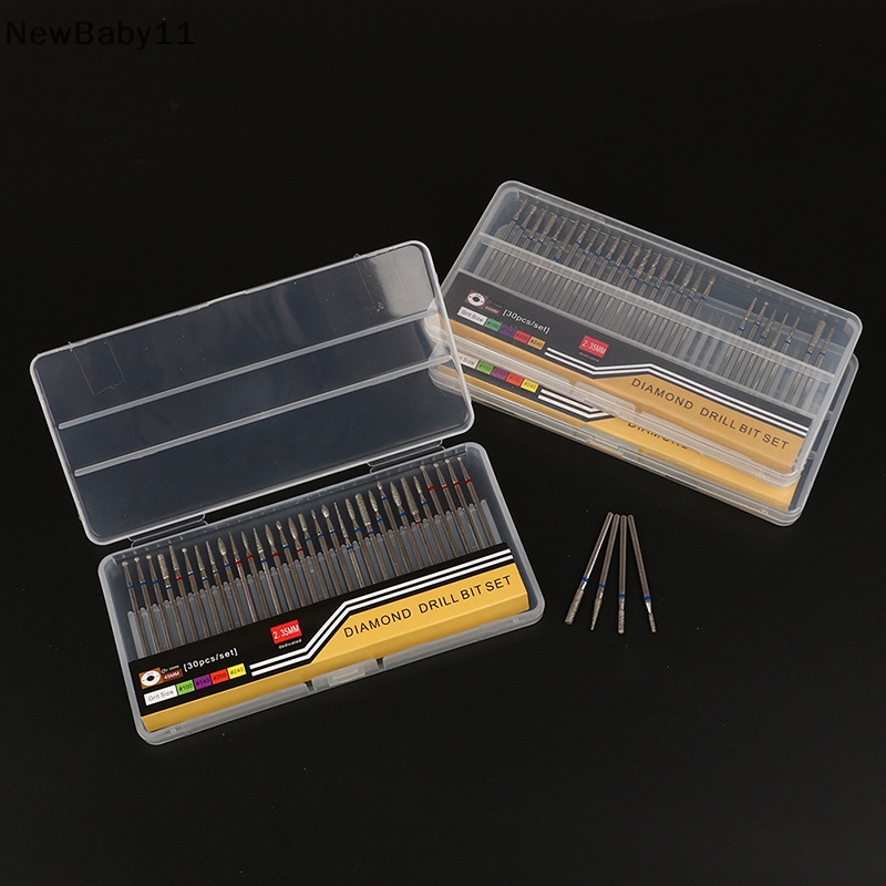 Bộ 30 Mũi Khoan Móng Tay Bằng Thép Vonfram Đa Năng