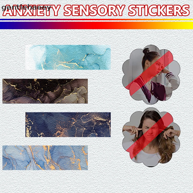 Set 4 Miếng Dán Đồ Chơi Giải Tỏa Căng Thẳng Họa Tiết Dễ Thương