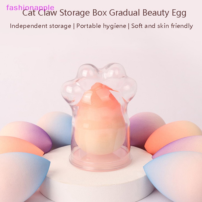 Mút Trang Điểm Hình Vỏ Trứng Mèo Màu Gradient