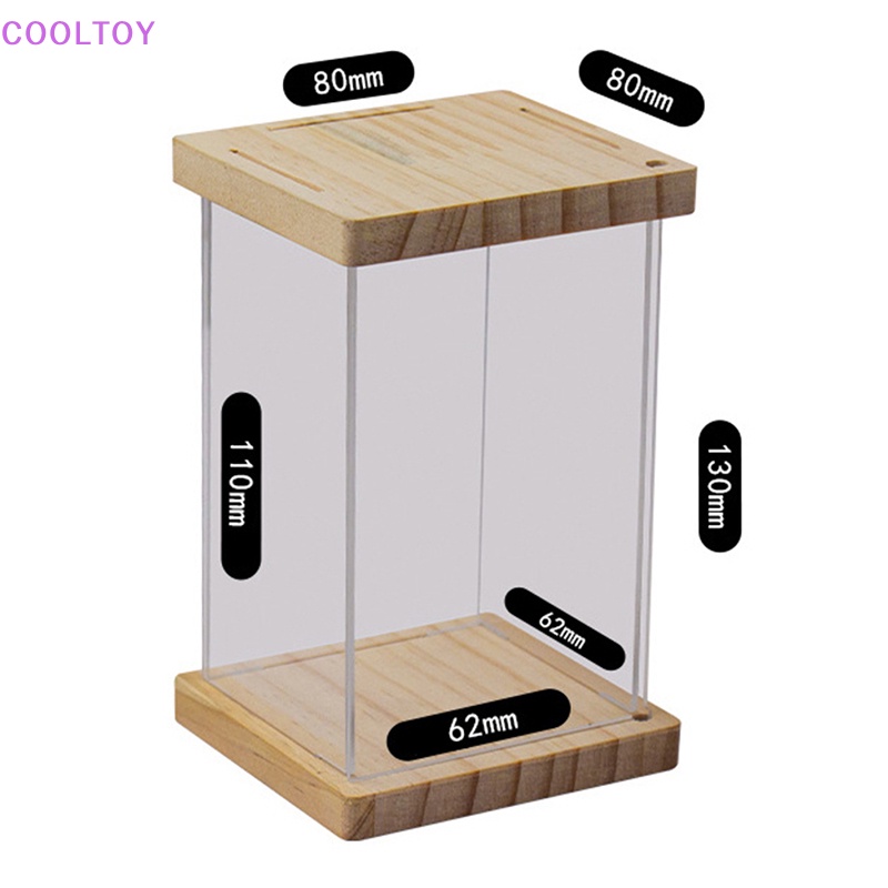 Cooltoy Hộp Trưng Bày Mô Hình Búp Bê Nhỏ Trong Suốt Chống Bụi Sắp Xếp Gọn Gàng DIY