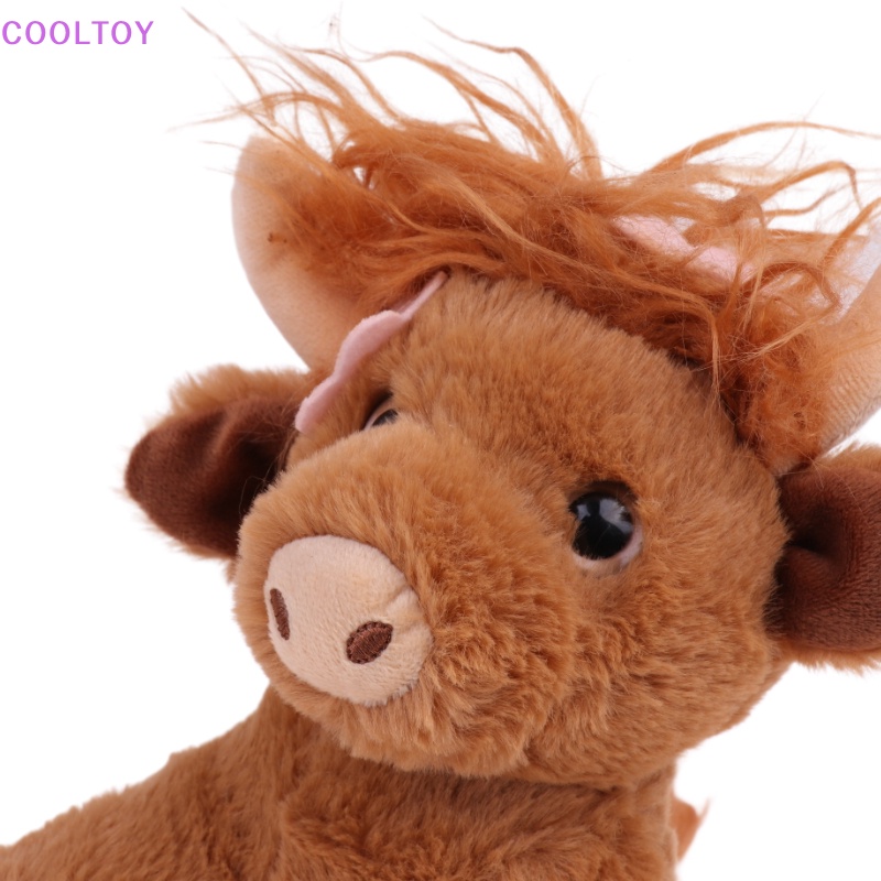 Bò Nhồi Bông Mềm Mại Trang Trí Nhà Cửa