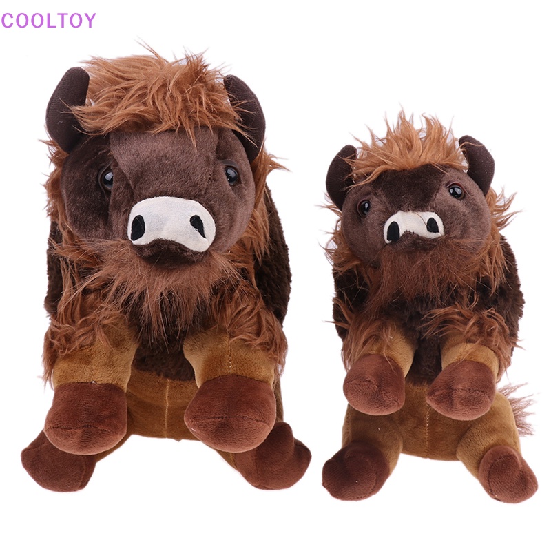 Bò Nhồi Bông Mềm Mại Trang Trí Nông Trại