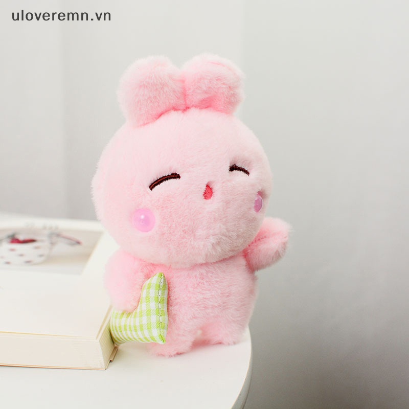 Móc Khóa Thỏ Nhồi Bông Dễ Thương