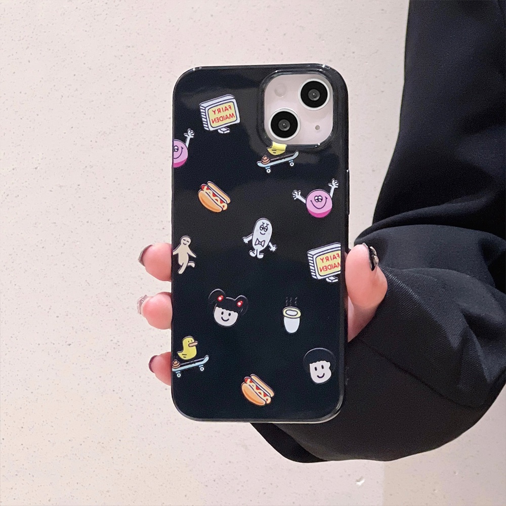 Ốp Điện Thoại TPU Mềm In Hình Quái Vật Ngộ Nghĩnh Cho IPhone 11 14 Pro Max 13 Pro Max 12 X XS XR 7 8 Plus
