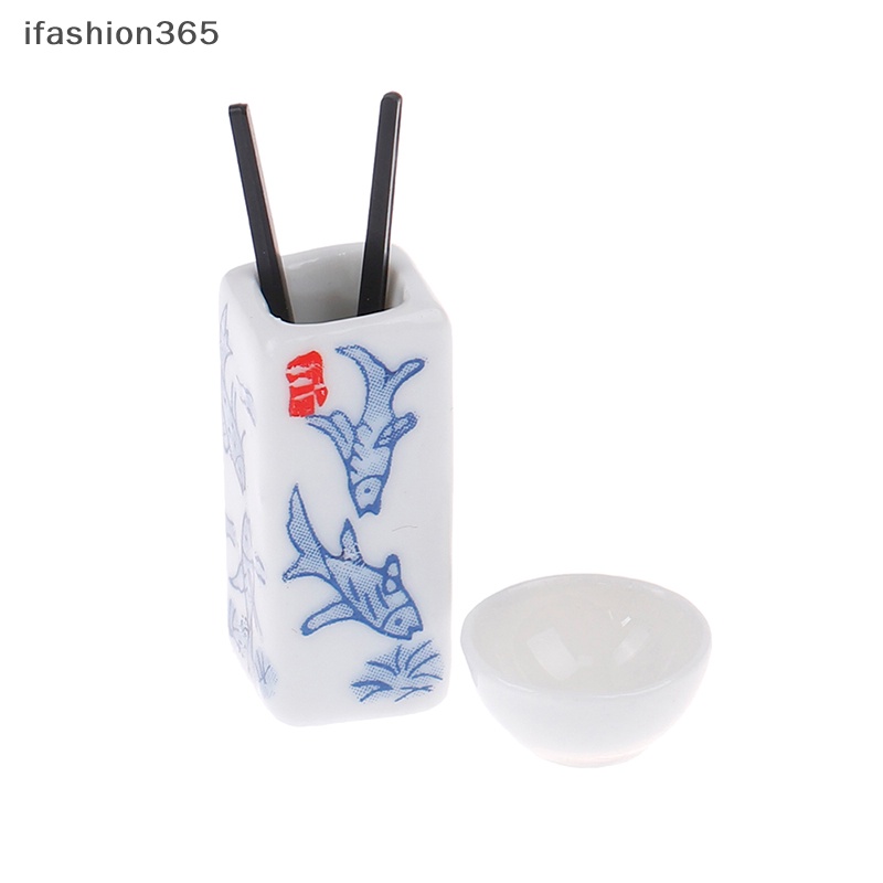Giá Đỡ Đũa Bằng Sứ Mini 1: 12 Độc Đáo Trang Trí Nhà Búp Bê ifashion365