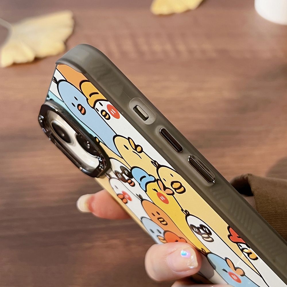 Ốp Điện Thoại Họa Tiết Vịt Hoạt Hình Cho IPhone 14 Pro Max 13 12 11 Pro Max XR XS 7 8 Plus