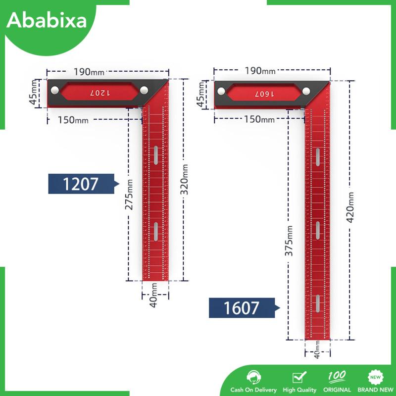 [Ababixa] Thước Kẻ Vẽ Bằng Hợp Kim Nhôm Làm Mộc