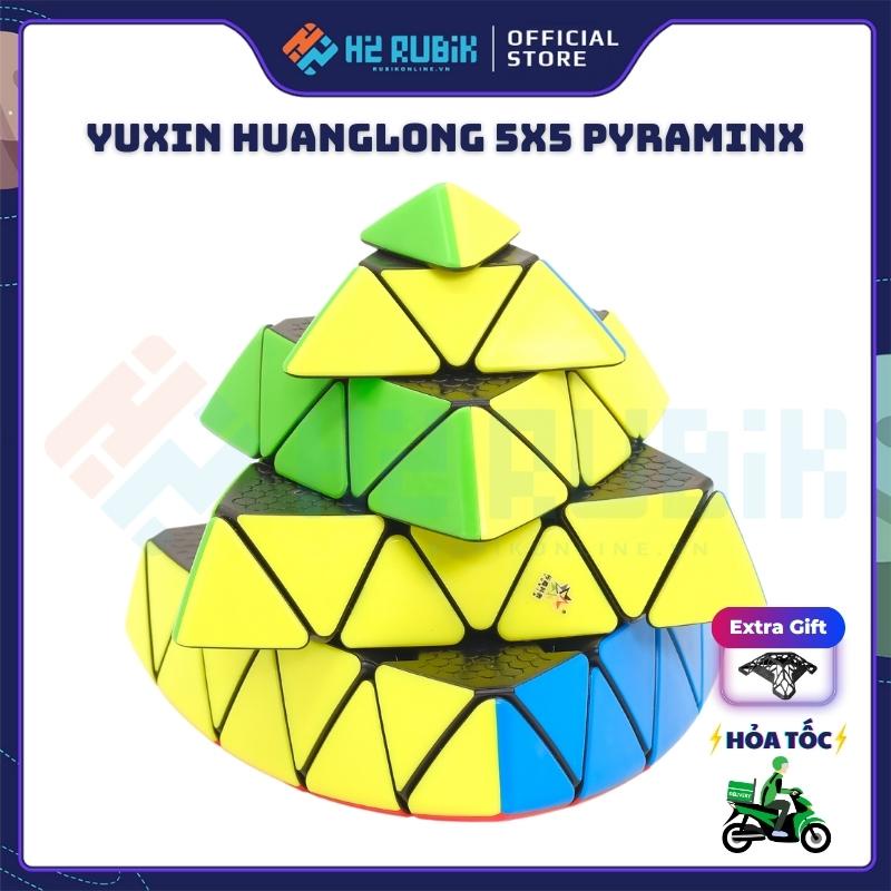 YuXin 5x5 Pyraminx Rubik tam giác 5 tầng cao cấp - H2 Rubik Shop