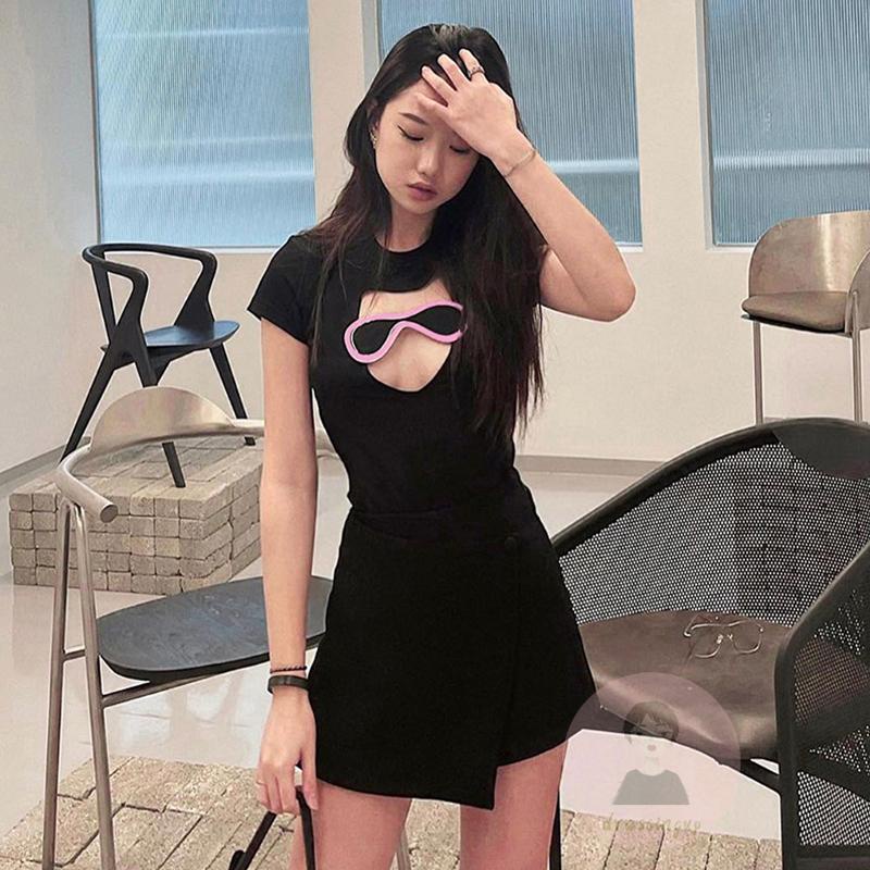 Áo Thun Tay Ngắn Thiết Kế Độc Đáo Thời Trang Mùa Hè Cho Nữ