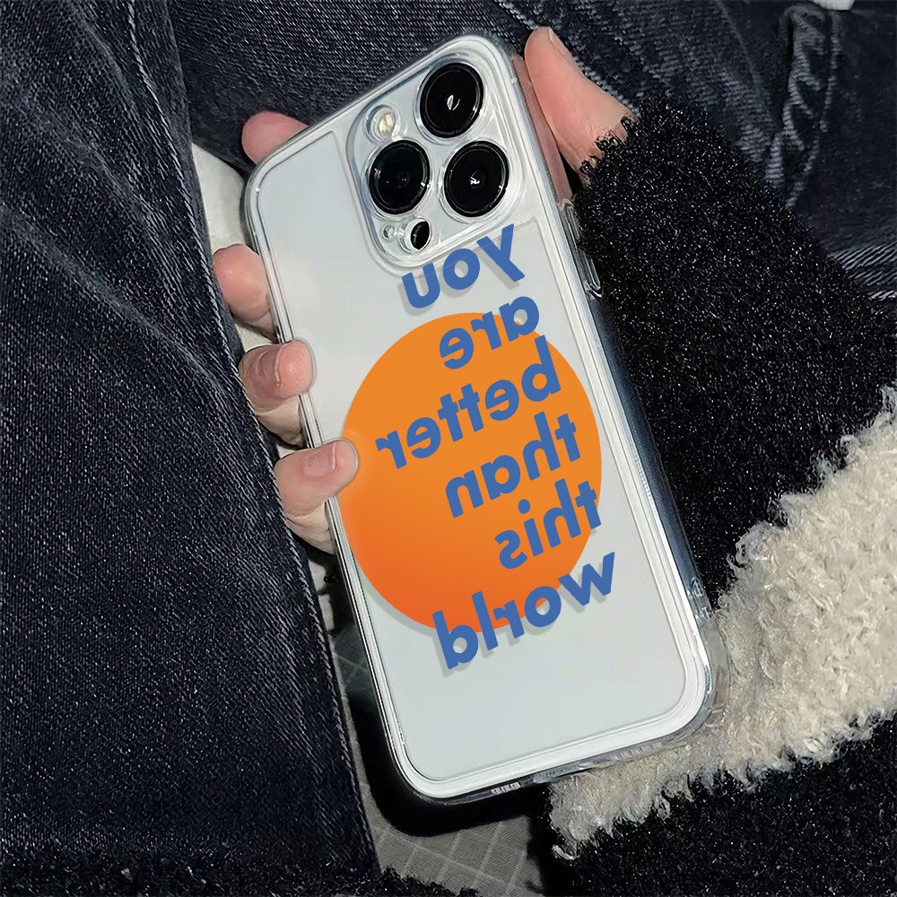 ✅Ốp Điện Thoại Mềm Chống Sốc Kiểu Dáng Đơn Giản Cho Iphone12Plus6In1178 13 14promax