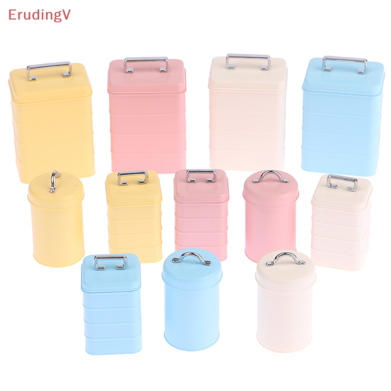 Bộ 3 Hũ Bánh Mì Tỉ Lệ 1 / 6 Dùng Trang Trí Nhà Búp Bê