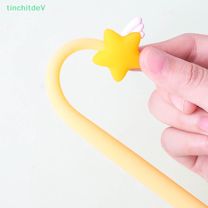 1 Cây Bút Mực Gel Ngòi 0.5mm Bằng Silicon Họa Tiết Ngôi Sao Hoạt Hình Dễ Thương Sáng Tạo