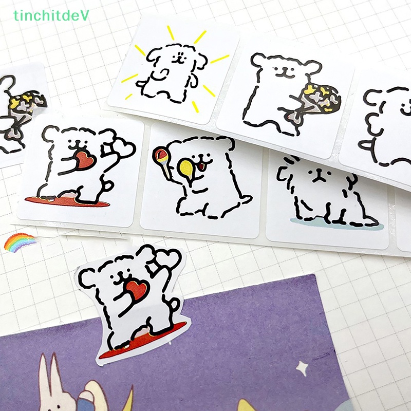 Bộ 500 Miếng Dán Hình Động Vật Hoạt Hình Trang Trí Quà Tặng Cho Bé