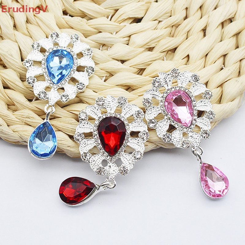 Trâm Cài Áo Hình Giọt Nước Đính Đá Sáng Tạo DIY