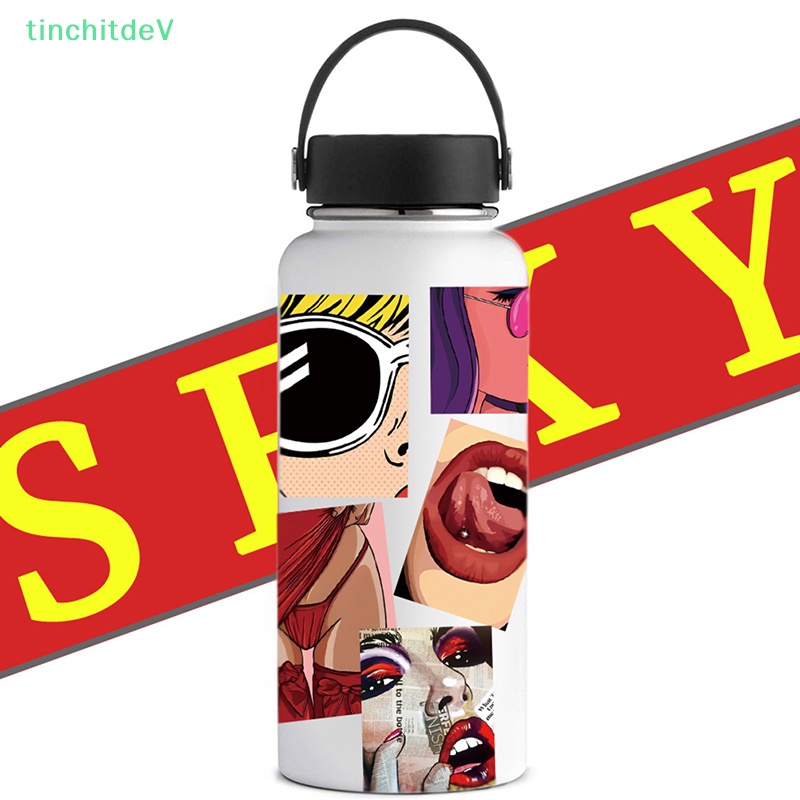 [TinchitdeV] Set 50 Miếng Dán Hình Cô Gái Anime Phương Tây Trang Trí Sổ Tay / Laptop / Ipad DIY