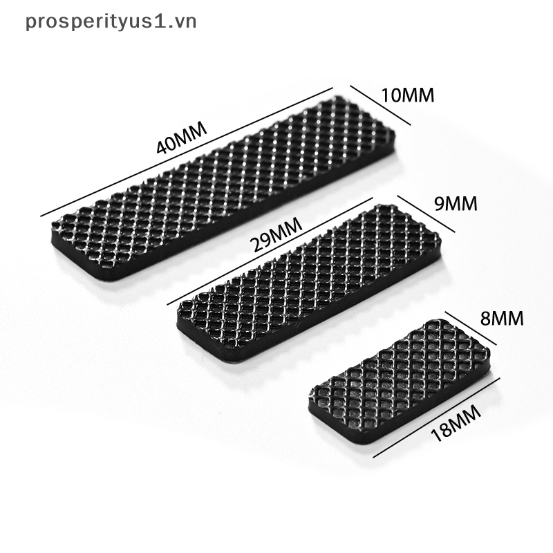 1 [prosperityus1] Gói 6 Miếng Dán Cao Su Dày Chống Trượt Bàn Phím Cơ