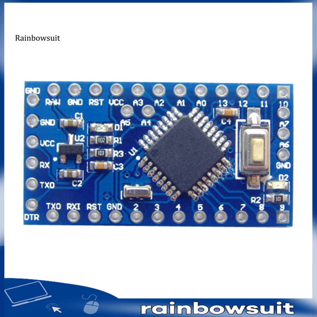 Bảng Mạch Phát Triển ATmega168 AVR Giao Diện UART 16MHz Chuyên Nghiệp