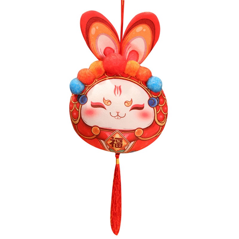 Thỏ Nhồi Bông Phong Cách Trung Hoa Mừng Năm Mới 2023