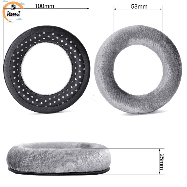 1 Cặp Mút Đệm Tai Nghe Tương Thích Với Beyerdynamic Dt990 / Dt880 / Dt770 Pro