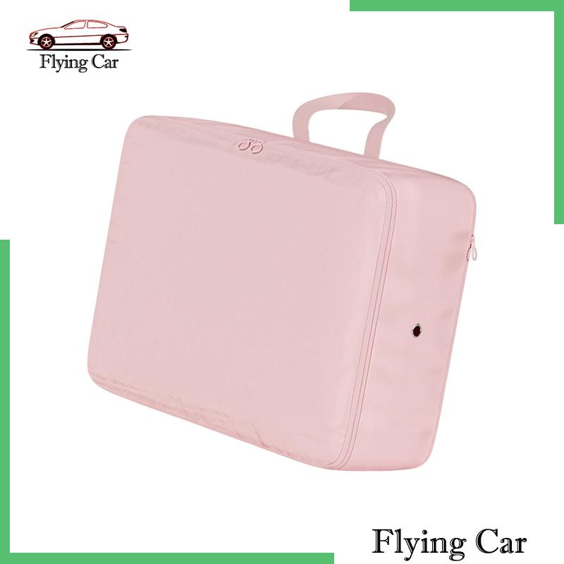 [Lzdjfmy2] Túi Nén Đựng Đồ Hai Chiều Mềm Mịn Có Dây Kéo Có Thể Gập Lại