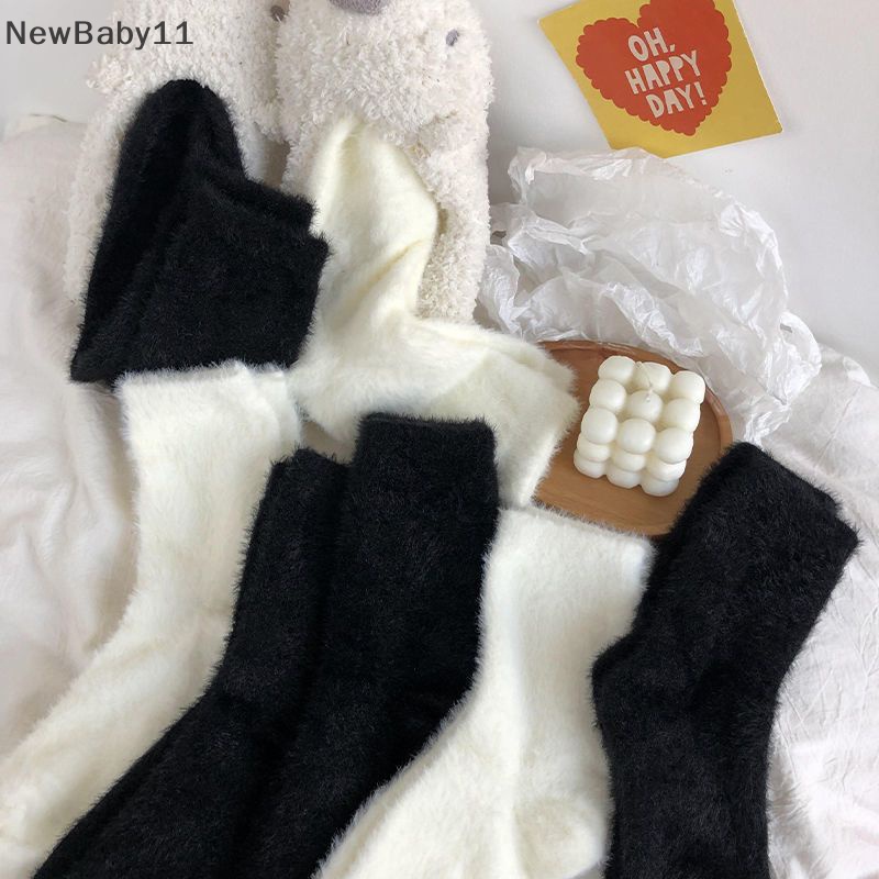 Vớ Nhung San Hô Lông Chồn Dày Dặn Giữ Ấm Mùa Thu Đông Cho Nam Và Nữ