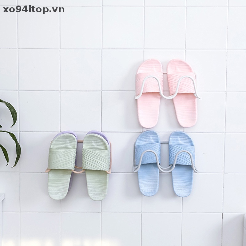 Kệ Để Giày Dép Hai Tầng Treo Tường Tiện Lợi