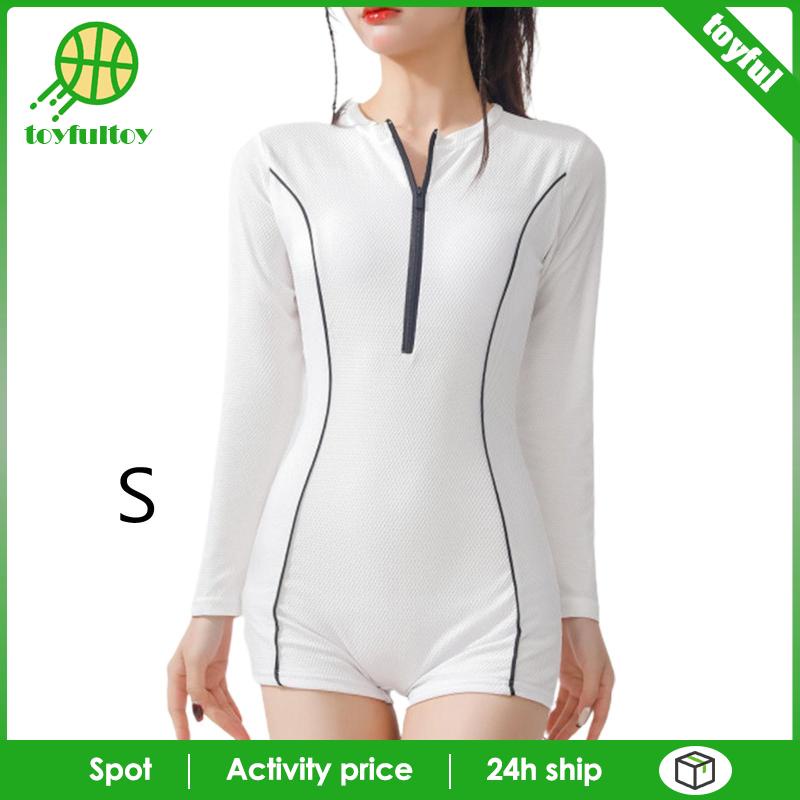 Bộ Đồ Bơi Một Mảnh Có Khóa Kéo Thời Trang Mùa Hè Cho Nữ